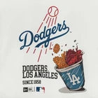 New Era MLB LA Dodgers Cheerleading Food T-Shirt, White