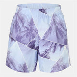ADIDAS ORIGINALS PALM PRINT PURPLE SWIM SHORTS