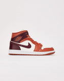 Nike Air Jordan 1 Mid Dusty Peach Night Maroon