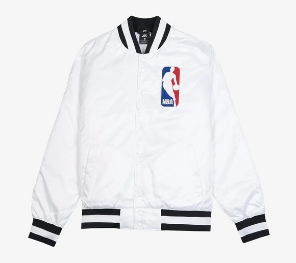 Nike SB NBA Bomber Jacket Satin White
