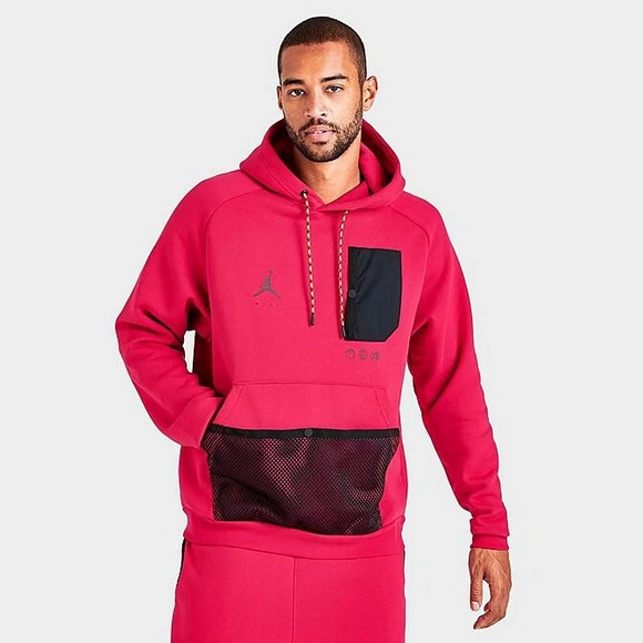 Nike Air Jordan Men's Jumpman Statement Red Hoodie