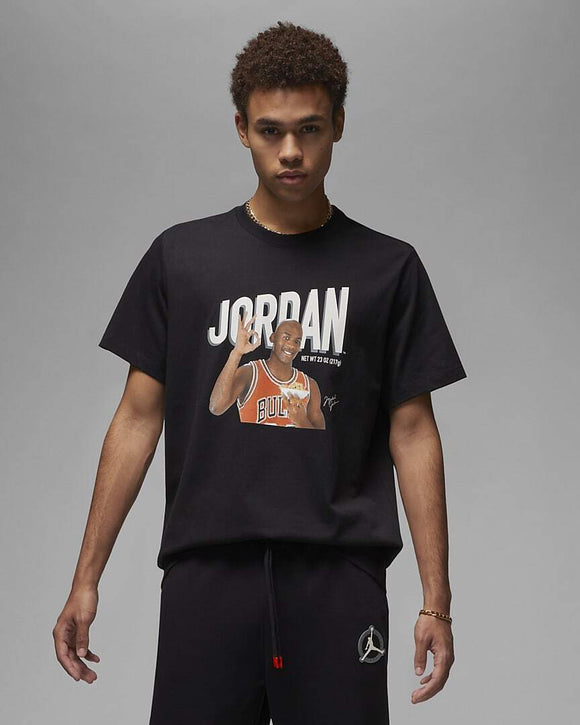 Nike Air Jordan MVP Wheaties Graphic T-Shirt Black
