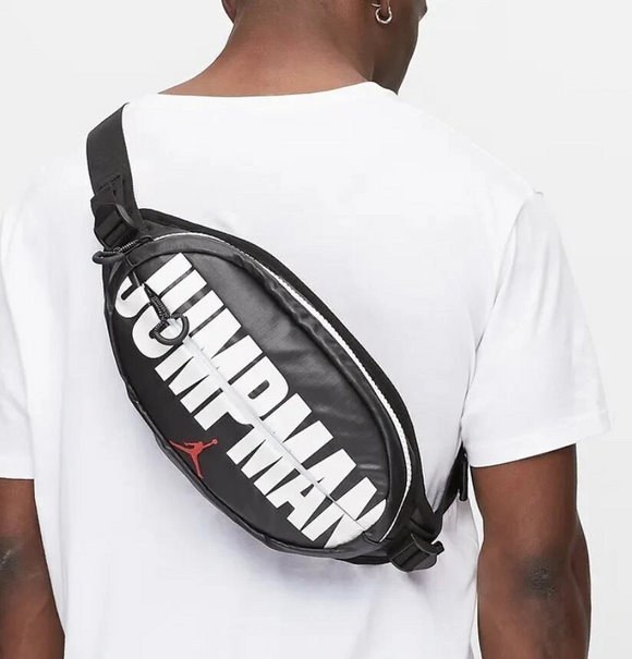 Air Jordan Jumpman bag small zip pockets black