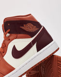 Nike Air Jordan 1 Mid Dusty Peach Night Maroon
