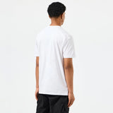 Men's Weekend Offender Sutton Check Detail Pocket T-Shirt in White