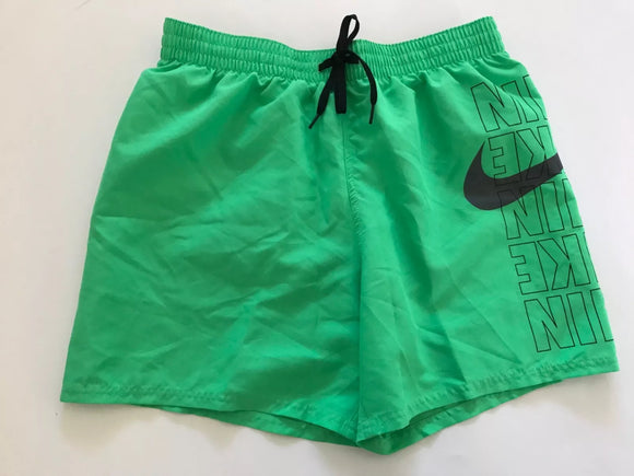 nike Swim Shorts Brief-Lined Green Grey