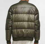 Nike Men's Down-Fill Windrunner Sport Bomber Jacket Olive Green