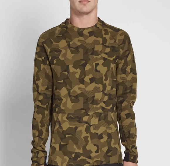 Nike Tech Fleece Camo tracksuit Mens ‘Olive Flak'