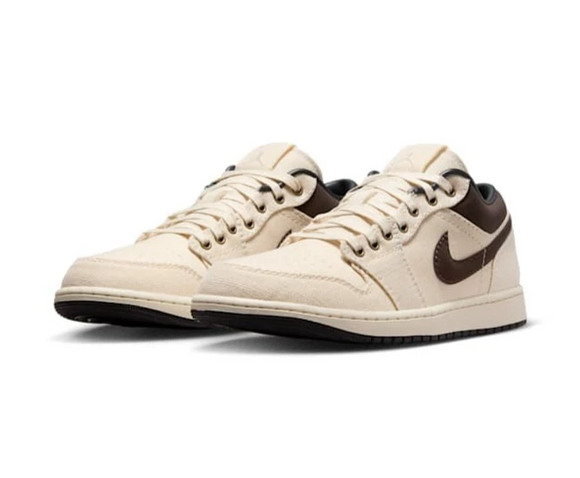 Nike Air Jordan 1 Low Premium Pale Ivory Off Noir