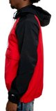 NIKE AIR WOVEN ANORAK JACKET RED/BLACK MEN'S