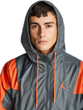 Jordan Essentials Woven Men Gray Thin Jacket
