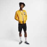 Nike X SB NBA Los Angeles Lakers Satin Bomber Jacket