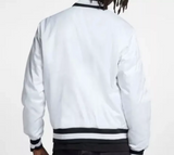 Nike SB NBA Bomber Jacket Satin White