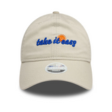 New Era 9Twenty Femme Cap - TAKE IT EASY stone beige