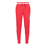 Nike Air Men's Fleece Tracksuit Set Red Crewneck Sweatshirt & Joggers Bold Logo