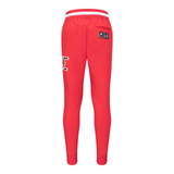 Nike Air Men's Fleece Tracksuit Set Red Crewneck Sweatshirt & Joggers Bold Logo