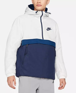 NIKE POPOVER HALF ZIP HOODED JACKET