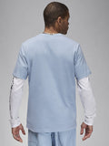 Jordan Flight Mvp Short-Sleeve Men Light Blue T-shirt FN5958-436