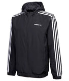 Adidas Reversible  Black Hooded Jacket Long Sleeve