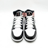 Youth NIKE AIR JORDAN 1 MID (GS) WHITE/RUST PINK