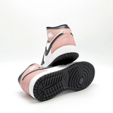 Youth NIKE AIR JORDAN 1 MID (GS) WHITE/RUST PINK