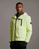Lyle & Scott Casuals Dual Zip Men's hooded 100% Polyester Jacket Lucid Green A21