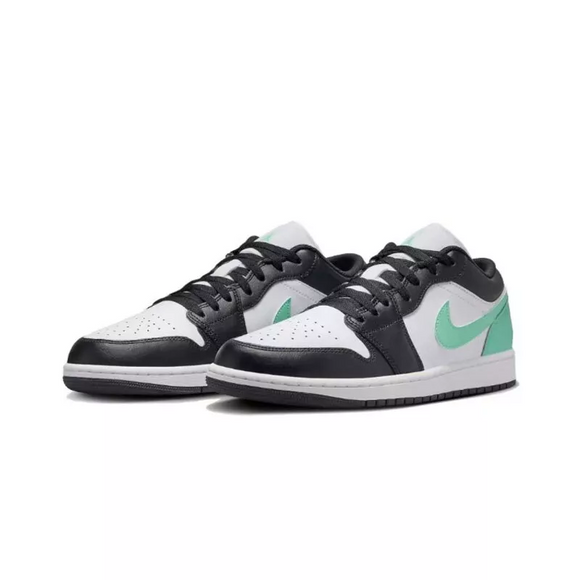 Nike Air Jordan 1 Low Green Glow White Men's or GS Shoes