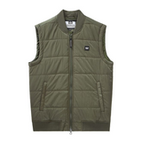 Weekend Offender Saharun Lightweight Quilted Gilet in Green