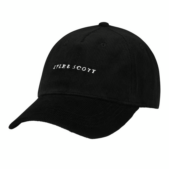 Lyle & Scott Embroidered Logo Baseball Cap (Black)
