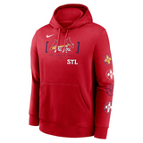 St. Louis Cardinals Nike City Connect Club Fleece Hoodie - Men's