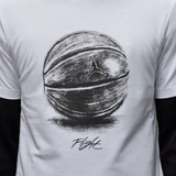 T-shirt Jordan basketball white