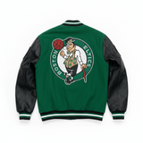 Boston Celtics Jacket  wool embroidery Bomber jacket men'sA