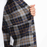 Lyle & Scott  Check Flannel Overshirt Dark Navy