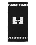 Beach Towel Smile Black/Yellow