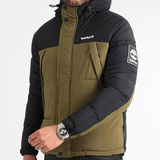 Timberland Doudoune Capuche Outdoor Archive A6S41 Vert Kaki Noir