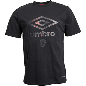 Umbro Mens England Rugby Navigation Classic Top Black