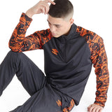 Umbro Mens Alliance Graphic 1/4 Zip Top Nimbus