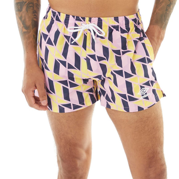 Mens 1990 Vintage Swim Shorts Multi