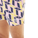 Mens 1990 Vintage Swim Shorts Multi