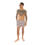 Mens 1990 Vintage Swim Shorts Multi