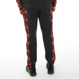 Mens Alliance Graphic Training Poly Track Pant Black/Fiery Coral