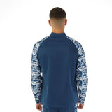 Umbro Mens Alliance Graphic 1/4 Zip Top Nimbus