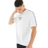 Umbro Mens Active Style Small Logo Taped Tee