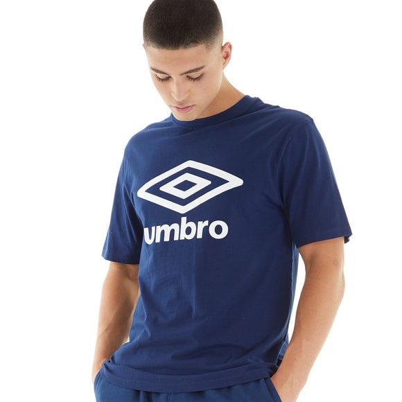 Umbro Mens Core Logo Tee Navy/White