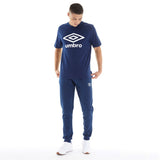 Umbro Mens Core Logo Tee Navy/White