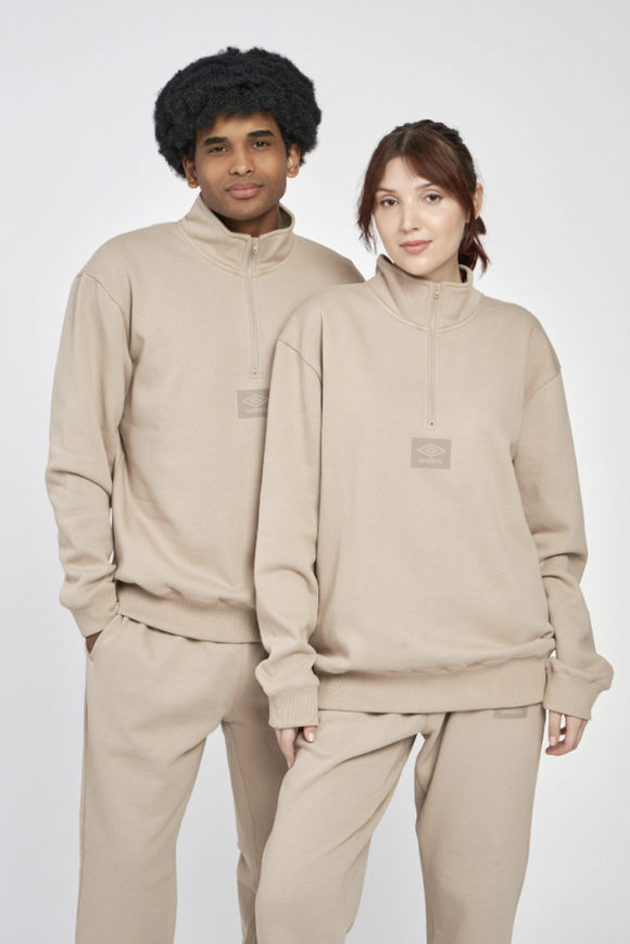 Umbro Mens SMALL LOGO TRACKSUITS WITH ZIP Stone/White