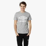 Umbro Wardrobe Large Logo T-shirt Gray / White / Gray