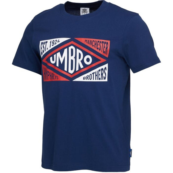 Umbro Mens Estate Blue - Adult Origins T-shirt