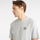 T-SHIRT UMBRO Core Raglan Tee GREY MARL / POTENT PURPLE