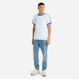 Umbro Mens Brilliant White - Adult Infilled Tape T-Shirt